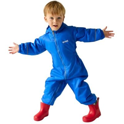 Regatta Kids Splosh III Waterproof Puddle Suit Breathable Rain Coat Regatta Kids Splosh III Waterproof Puddle Suit Breathable Rain Coat