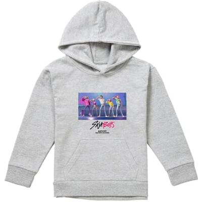 KPop Demon Hunters Saja Boys Soda Pop Dance Youth Kids Boy Girls Pull-Over Hoodie, Athletic Heather, 9-11 KPop Demon Hunters Saja Boys Soda Pop Dance Youth Kids Boy Girls Pull-Over Hoodie, Athletic Heather, 9-11