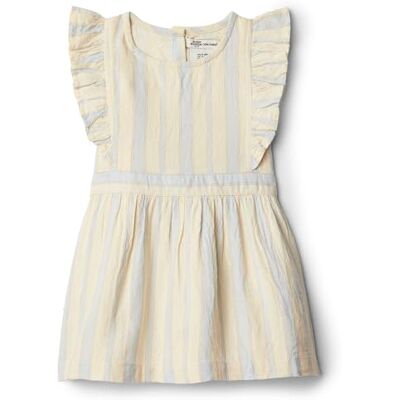 Amazon Essentials x Sofia Grainge Baby Girls' Linen Dress, Ivory Bar Stripe, 24 Months Amazon Essentials x Sofia Grainge Baby Girls' Linen Dress, Ivory Bar Stripe, 24 Months
