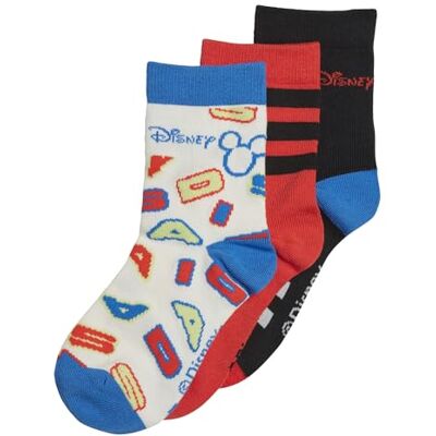 adidas Unisex Kids Mickey Mouse Crew Socks 3 Pairs Crew Socks adidas Unisex Kids Mickey Mouse Crew Socks 3 Pairs Crew Socks