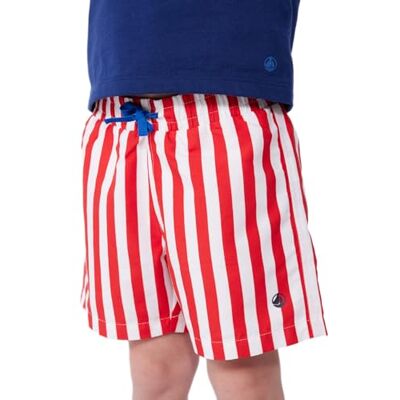 Petit Bateau Boy's A0d4e Swim Trunks, Marshmallow/Spi, 3 years Petit Bateau Boy's A0d4e Swim Trunks, Marshmallow/Spi, 3 years
