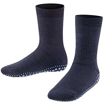 FALKE Unisex Kids Catspads K Hp Cotton Wool Grips On Sole Grip socks 1 Pair, Blue Dark Marine 6170, 12/2.5 UK Child FALKE Unisex Kids Catspads K Hp Cotton Wool Grips On Sole Grip socks 1 Pair, Blue Dark Marine 6170, 12/2.5 UK Child
