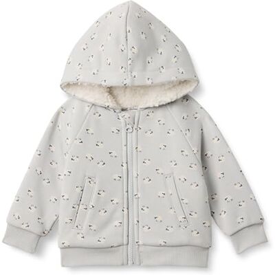 Amazon Essentials x Sofia Grainge Unisex Babies' Zip Hoodie Sweatshirt, Dove Grey Sheep, 24 Months Amazon Essentials x Sofia Grainge Unisex Babies' Zip Hoodie Sweatshirt, Dove Grey Sheep, 24 Months