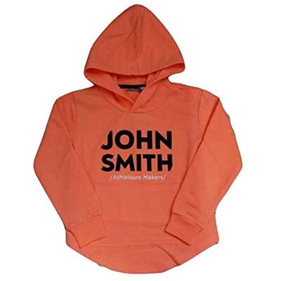 John Smith Floreal G Sweatshirt, Girls, Coral Fluor, 6 John Smith Floreal G Sweatshirt, Girls, Coral Fluor, 6