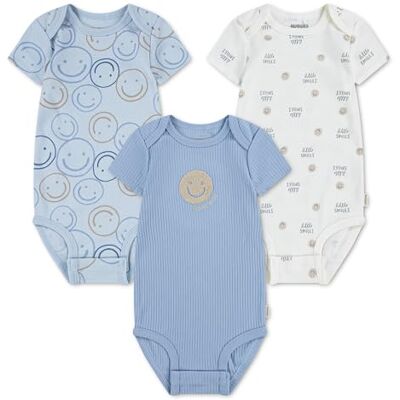 HUGGIES Bodysuit (3-Pack) Baby Boy Blue HUGGIES Bodysuit (3-Pack) Baby Boy Blue