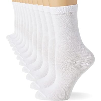 FM London (12-Pack) Boys & Girls School Socks Comfortable Kids Socks with Ergonomic Fit Grey, School Socks Girls & Boys Seamless Socks Children with Durable Design, White, 9-12 UK FM London (12-Pack) Boys & Girls School Socks Comfortable Kids Socks with Ergonomic Fit Grey, School Socks Girls & Boys Seamless Socks Children with Durable Design, White, 9-12 UK