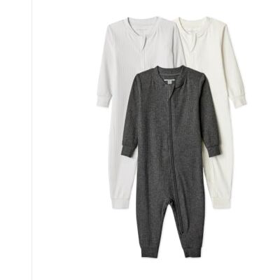 Amazon Essentials Unisex Baby Ribbed Footless Pyjamas Amazon Essentials Unisex Baby Ribbed Footless Pyjamas