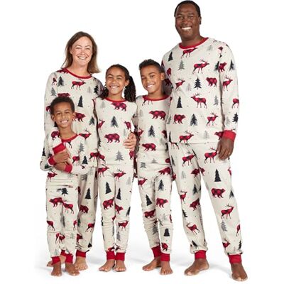 The Children's Place Family Matching, Festive Christmas Pajama Sets, Cotton, Moose Bear, XLarge (ADULT) The Children's Place Family Matching, Festive Christmas Pajama Sets, Cotton, Moose Bear, XLarge (ADULT)