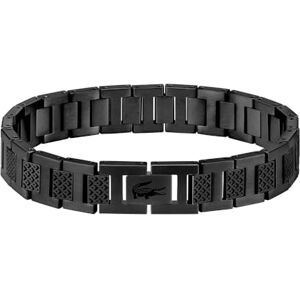 Lacoste Men's METROPOLE Collection Link Bracelet Embellished with petit piqué pattern Lacoste Men's METROPOLE Collection Link Bracelet Embellished with petit piqué pattern