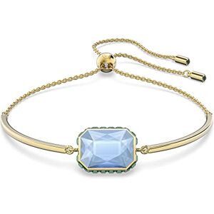 Swarovski Orbita Bracelet, Octagonal Cut Multi Coloured Crystals, Gold-tone Plated from the Orbita Collection Swarovski Orbita Bracelet, Octagonal Cut Multi Coloured Crystals, Gold-tone Plated from the Orbita Collection