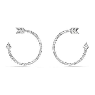Swarovski Idyllia Collection, Mixed Cuts, Arrow, White, Rhodium Plated Swarovski Idyllia Collection, Mixed Cuts, Arrow, White, Rhodium Plated