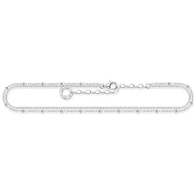 Thomas Sabo Anklet Double Strand Silver 925 Sterling Silver Thomas Sabo Anklet Double Strand Silver 925 Sterling Silver