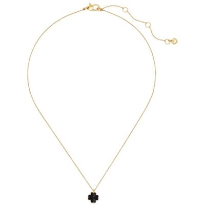 Kate Spade New York Spade Flower Pendant, Black Kate Spade New York Spade Flower Pendant, Black
