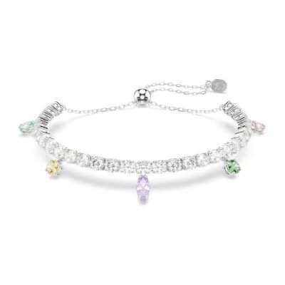 Swarovski Ariana Grande X Collection, Mixed Cuts, Multicolored, Rhodium Plated Swarovski Ariana Grande X Collection, Mixed Cuts, Multicolored, Rhodium Plated
