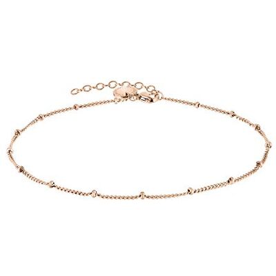 LIEBESKIND Filigree Anklet with Logo Pendant, 27 cm, Stainless Steel, No gemstone. LIEBESKIND Filigree Anklet with Logo Pendant, 27 cm, Stainless Steel, No gemstone.
