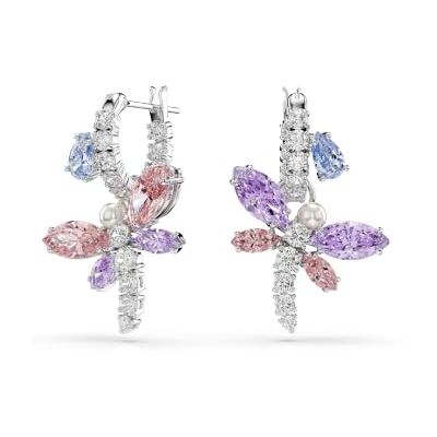 Swarovski Ariana Grande X Collection, Mixed Cuts, Dragonfly, Rhodium Plated Swarovski Ariana Grande X Collection, Mixed Cuts, Dragonfly, Rhodium Plated