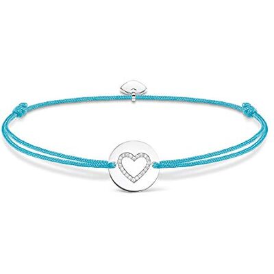 Thomas Sabo Women Bracelet Little Secret Heart Turquoise 925 Sterling Silver LS069-401-31-L20v Thomas Sabo Women Bracelet Little Secret Heart Turquoise 925 Sterling Silver LS069-401-31-L20v