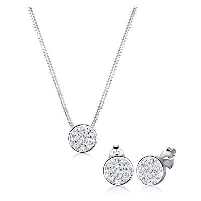 Elli Women Jewelry Set 925 Sterling Silver Zirconia Jewellery Set Length 45cm 0905581016 Elli Women Jewelry Set 925 Sterling Silver Zirconia Jewellery Set Length 45cm 0905581016