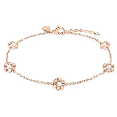 s.Oliver Anklet – Elegant Anklet Made of Polished Stainless Steel – Rose Gold – Rolo Chain Adjustable up to 27 cm – Waterproof and Skin-Friendly s.Oliver Anklet – Elegant Anklet Made of Polished Stainless Steel – Rose Gold – Rolo Chain Adjustable up to 27 cm – Waterproof and Skin-Friendly