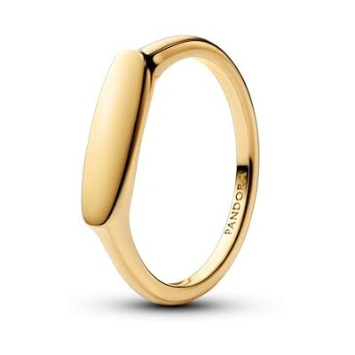 PANDORA Women's Ring Gold 163986C00, 56/17.8, Sterling Silver, No Gemstone PANDORA Women's Ring Gold 163986C00, 56/17.8, Sterling Silver, No Gemstone