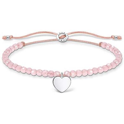 Thomas Sabo bracelet pink beads with heart 925 sterling silver A1985-813-9-L20V Thomas Sabo bracelet pink beads with heart 925 sterling silver A1985-813-9-L20V