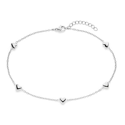 s.Oliver Anklet – Elegant Anklet Made of Polished Stainless Steel – Silver – Rolo Chain Adjustable up to 27 cm – Waterproof and Skin-Friendly s.Oliver Anklet – Elegant Anklet Made of Polished Stainless Steel – Silver – Rolo Chain Adjustable up to 27 cm – Waterproof and Skin-Friendly
