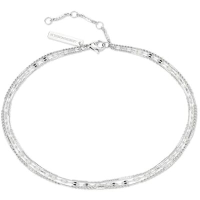 LIEBESKIND Berlin Women's Anklet Fashionable Stainless Steel Anklet in Various Designs and Colours Foot Jewellery Perfect for Summer & Everyday Use, 27 cm, Stainless Steel, No Gemstone LIEBESKIND Berlin Women's Anklet Fashionable Stainless Steel Anklet in Various Designs and Colours Foot Jewellery Perfect for Summer & Everyday Use, 27 cm, Stainless Steel, No Gemstone