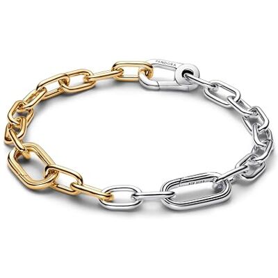 PANDORA ME 563689C00-1 14ct Gold-Plated Sterling Silver Cubic Zirconia Bracelet with Me Size 15 cm 15 cm Sterling Silver No Gemstone, 15cm, Sterling Silver, No Gemstone PANDORA ME 563689C00-1 14ct Gold-Plated Sterling Silver Cubic Zirconia Bracelet with Me Size 15 cm 15 cm Sterling Silver No Gemstone, 15cm, Sterling Silver, No Gemstone