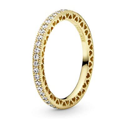 PANDORA Funkeln und Herzen Ring 168655C01 womans ring PANDORA Funkeln und Herzen Ring 168655C01 womans ring