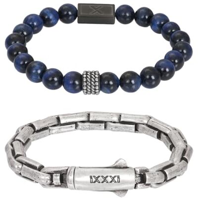 iXXXi Men Jewelry set Lourdes, 20mm, Stainless Steel, No Gemstone iXXXi Men Jewelry set Lourdes, 20mm, Stainless Steel, No Gemstone