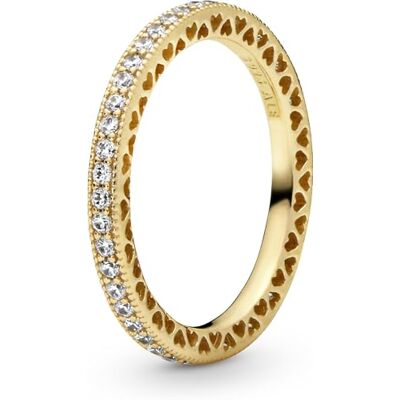 PANDORA Funkeln und Herzen Ring 168655C01 womans ring PANDORA Funkeln und Herzen Ring 168655C01 womans ring