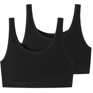 Schiesser Women's 2 Pack Bustier Organic Cotton 95/5 Organic Schiesser Women's 2 Pack Bustier Organic Cotton 95/5 Organic