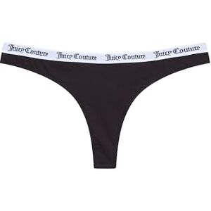 Juicy Couture Dana Cotton Thong MULTIPACKS X3 Black Juicy Couture Dana Cotton Thong MULTIPACKS X3 Black