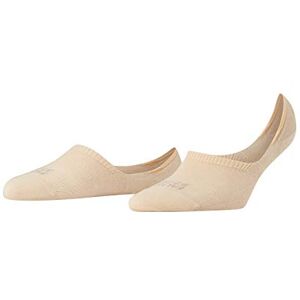 FALKE Women's Invisible Step High Cut W IN Cotton No-Show Plain 1 Pair Liner Socks, Beige (Cream 4019), 2.5-3.5 FALKE Women's Invisible Step High Cut W IN Cotton No-Show Plain 1 Pair Liner Socks, Beige (Cream 4019), 2.5-3.5