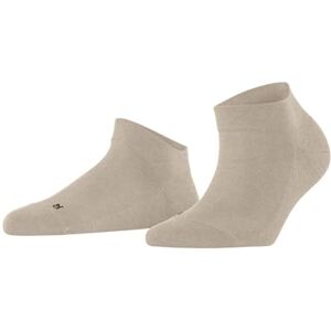 FALKE Women's Sensitive London W Sn Cotton Low-Cut Plain 1 Pair Trainer Socks, Beige Linen Melange 4541, 2.5-5 FALKE Women's Sensitive London W Sn Cotton Low-Cut Plain 1 Pair Trainer Socks, Beige Linen Melange 4541, 2.5-5