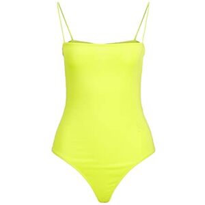 JJXX Jack & Jones Women's JXIVY Tight Singlet Dream Body Bodysuit, Lime Punch/Print:Tonal Print, S JJXX Jack & Jones Women's JXIVY Tight Singlet Dream Body Bodysuit, Lime Punch/Print:Tonal Print, S