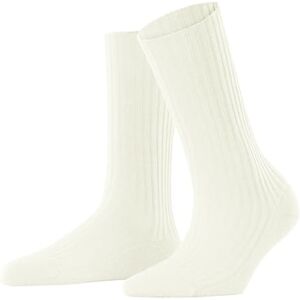 FALKE Women's Cosy Wool Boot W So Viscose Cashmere Plain 1 Pair Socks, White Off-White 2040, 5.5-8 FALKE Women's Cosy Wool Boot W So Viscose Cashmere Plain 1 Pair Socks, White Off-White 2040, 5.5-8