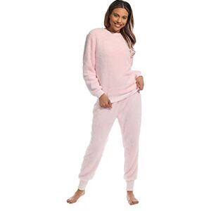 Light & Shade Pretty Woman Supersoft Two Piece Pyjama Ladies Leisure Top and Bottom Twosie Set, Pink, L/XL Light & Shade Pretty Woman Supersoft Two Piece Pyjama Ladies Leisure Top and Bottom Twosie Set, Pink, L/XL