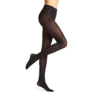 FALKE Women's Pure Matt 50 DEN W Ti Semi-Opaque Plain 1 Pair Tights, Black 3009, M-L FALKE Women's Pure Matt 50 DEN W Ti Semi-Opaque Plain 1 Pair Tights, Black 3009, M-L