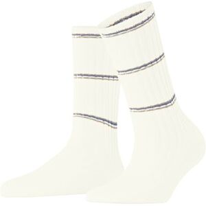 FALKE Women's Cosy Wool Boot W So Viscose Cashmere Plain 1 Pair Socks, White Off-White 2040 Stripe, 2.5-5 FALKE Women's Cosy Wool Boot W So Viscose Cashmere Plain 1 Pair Socks, White Off-White 2040 Stripe, 2.5-5