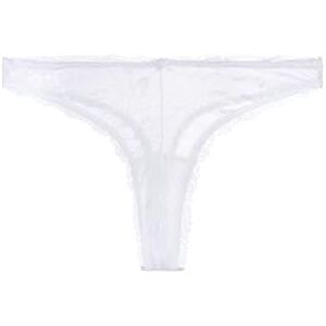 DORINA Perfect Lace Thong – Lightweight Second-Skin Feel, Smooth Flat Waistband, No-Show Sleek Cut for Everyday Comfort, White DORINA Perfect Lace Thong – Lightweight Second-Skin Feel, Smooth Flat Waistband, No-Show Sleek Cut for Everyday Comfort, White