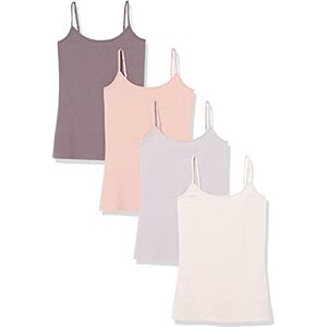 Amazon Essentials Women's Slim-Fit Camisole, Pack of 4, Camel/Chocolate/Light Beige/Lilac, XX-Large Amazon Essentials Women's Slim-Fit Camisole, Pack of 4, Camel/Chocolate/Light Beige/Lilac, XX-Large