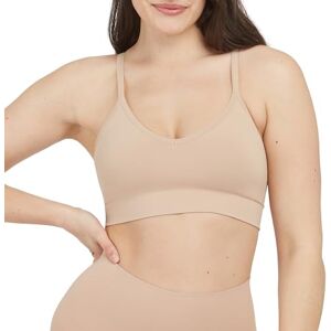 Spanx smooth EcoCare Seamless Shaping Longline Bralette Comfortable Everyday Bralette Women's Bra with No Underwire Toasted Oatmeal X-Small Spanx smooth EcoCare Seamless Shaping Longline Bralette Comfortable Everyday Bralette Women's Bra with No Underwire Toasted Oatmeal X-Small
