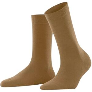 FALKE Women's Softmerino W So Wool Cotton Plain 1 Pair Socks, Yellow Old Brass 1220, 4-5 FALKE Women's Softmerino W So Wool Cotton Plain 1 Pair Socks, Yellow Old Brass 1220, 4-5