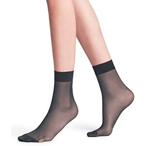 FALKE Women's Seidenglatt 15 DEN W So Sheer Plain 1 Pair Socks, Grey Graphite 3146, 5.5-8 FALKE Women's Seidenglatt 15 DEN W So Sheer Plain 1 Pair Socks, Grey Graphite 3146, 5.5-8