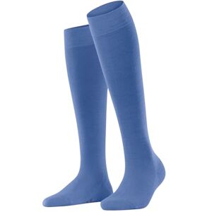 FALKE Women's Softmerino W Kh Wool Cotton Long Plain 1 Pair Knee-High Socks, Blue Water 6550, 2.5-3.5 FALKE Women's Softmerino W Kh Wool Cotton Long Plain 1 Pair Knee-High Socks, Blue Water 6550, 2.5-3.5