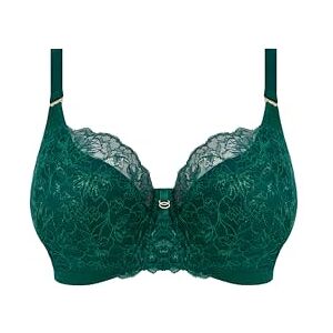 Elomi Women's Brianna Underwire Padded Half Cup Bra Demi Bra, Opaque, Rainforest, 44FF Elomi Women's Brianna Underwire Padded Half Cup Bra Demi Bra, Opaque, Rainforest, 44FF