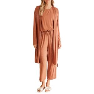 Women'secret Women's Spring Soft Touch Robe, Medium Brown, M Women'secret Women's Spring Soft Touch Robe, Medium Brown, M