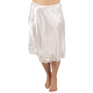 Shadowline Women's Rochelle Satin Half Slip, Ivory, 3X Shadowline Women's Rochelle Satin Half Slip, Ivory, 3X