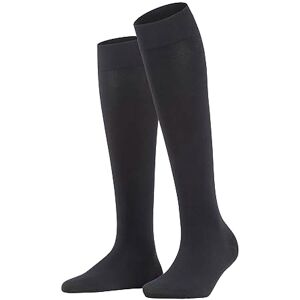 FALKE Women's Fine Softness 50 DEN W Kh Semi-Opaque Long Plain 1 Pair Knee-High Socks, Black 3000, 2.5-5 FALKE Women's Fine Softness 50 DEN W Kh Semi-Opaque Long Plain 1 Pair Knee-High Socks, Black 3000, 2.5-5